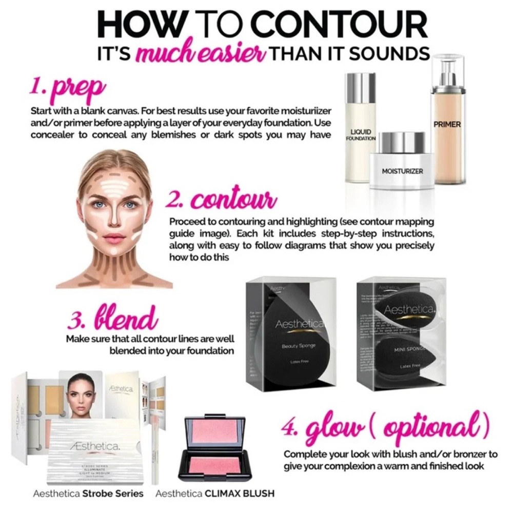 Aesthetica Cream Contour Series Kit - Picture 7 of 10